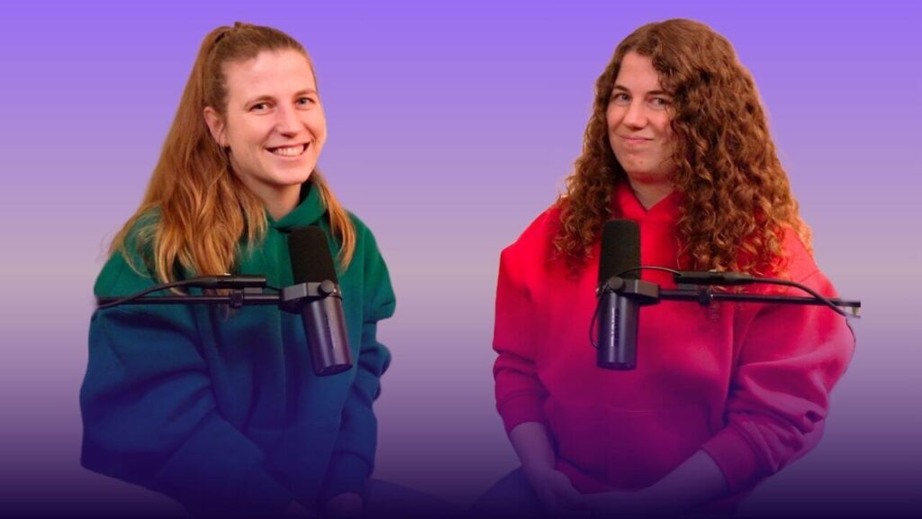 #95 ziemlichglücklich Beitragsbild: Sarah & Tamara Bramböck im Podcast